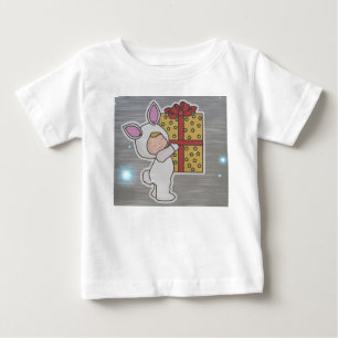 T-shirt Pour Bébé Joyeux Noël Honey Bunny