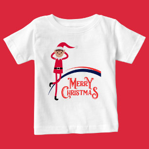 T-shirt Pour Bébé Joyeux Noël, Joyeux & Bright,