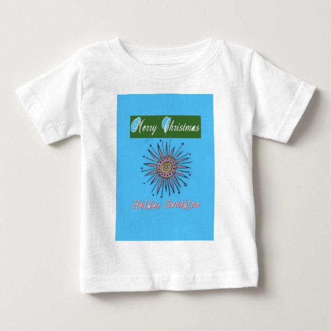 T-shirt Pour Bébé Joyeux Noël Sunshine (Devant)