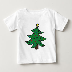 T-shirt Pour Bébé Joyeux sapin de Noël