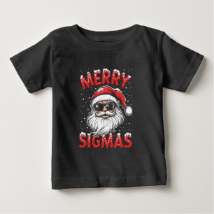 T-shirt Pour Bébé Joyeux Sigmas Drôle Gen Alpha Collège Noël
