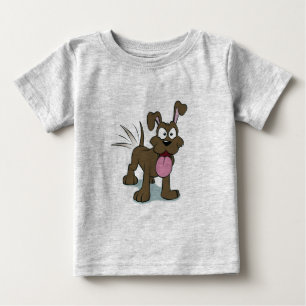 T-shirt Pour Bébé Joyeux T-shirt bébé chien