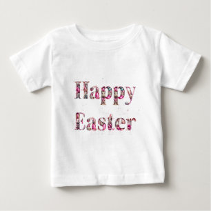 T-shirt Pour Bébé Joyeux texte décoratif de Pâques