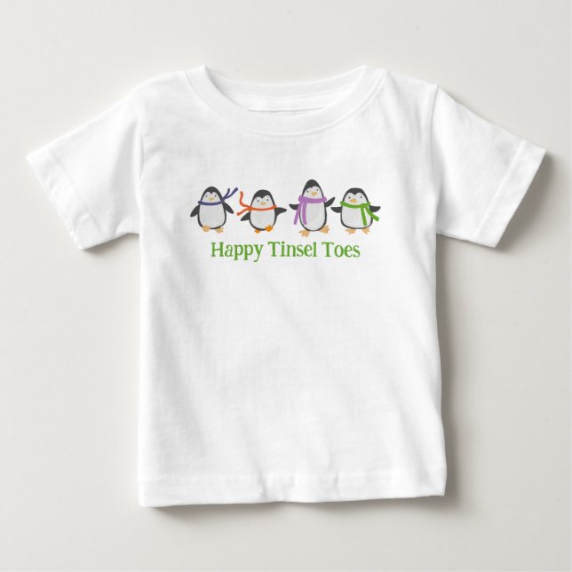 T-shirt Pour Bébé Joyeux Tinsel Toes (Devant)