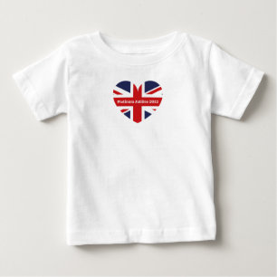 T-shirt Pour Bébé Jubilé de platine 2022