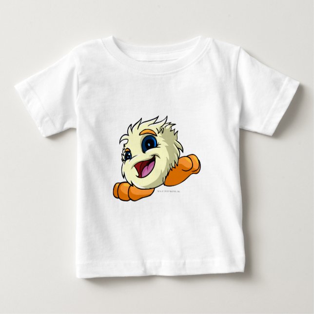 T-shirt Pour Bébé JubJub blanc (Devant)