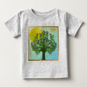 T-shirt Pour Bébé Judaïque 12 Tribus D'Israël Asher