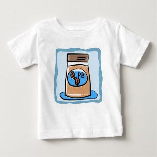 T-shirt Pour Bébé Jumeau de beurre d'arachide/T-shirt d'enfant de