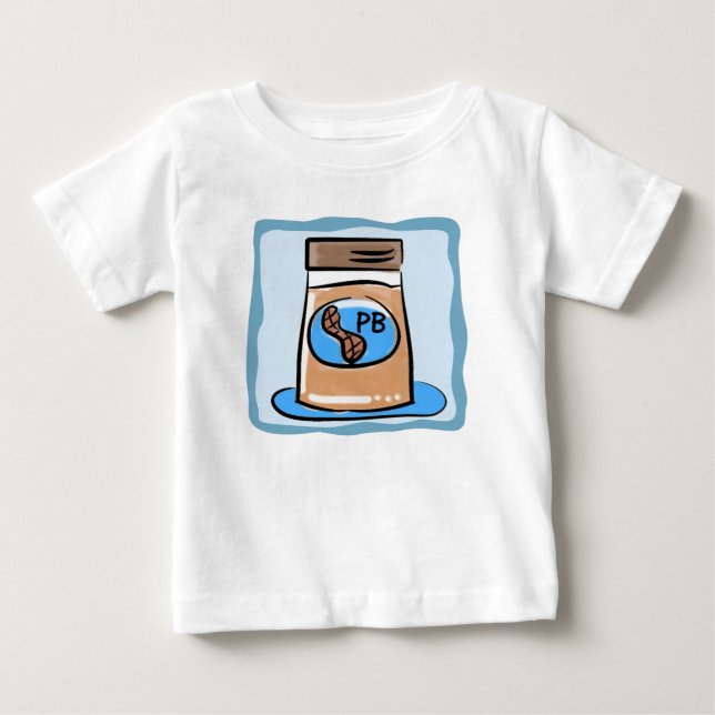 T-shirt Pour Bébé Jumeau de beurre d'arachide/T-shirt d'enfant de (Devant)