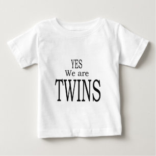 T-shirt Pour Bébé Jumeaux