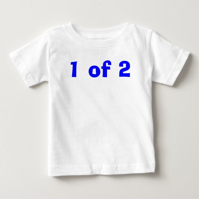T-shirt Pour Bébé Jumeaux (Devant)