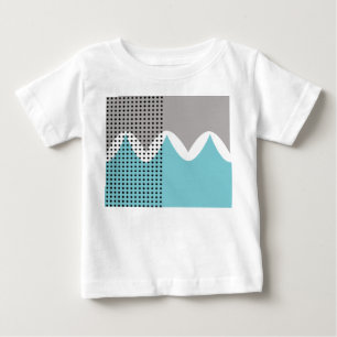 T-shirt Pour Bébé Jumelles Abstraites