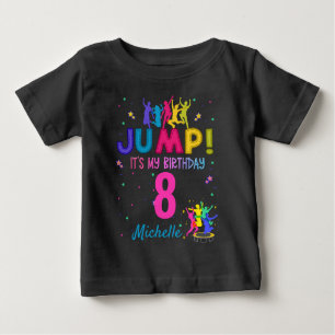 T-shirt Pour Bébé Jump Party C'est mon anniversaire Trampoline Bounc