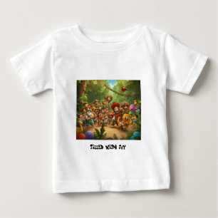 T-shirt Pour Bébé Jungle Joy : Libérez votre intérieur sauvage