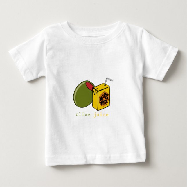T-shirt Pour Bébé Jus olive (Devant)