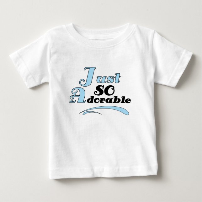 T-shirt Pour Bébé Juste adorable (Devant)