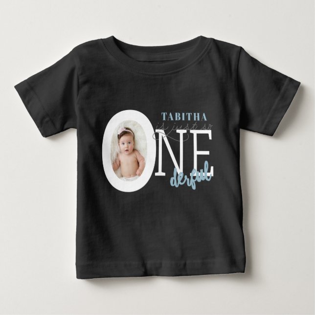T-shirt Pour Bébé Juste ainsi ONEderful (Devant)