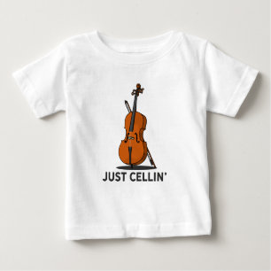 T-shirt Pour Bébé Juste Cellule Cellist Performance Music Cello