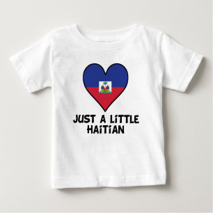 T-shirt Pour Bébé Juste haïtien
