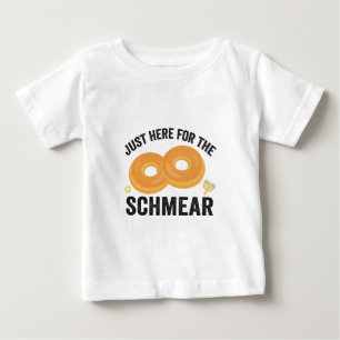 T-shirt Pour Bébé Juste ici pour le pain Hanoukka amusant de Schmear