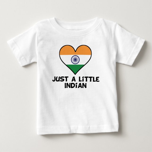 T-shirt Pour Bébé Juste indien (Devant)