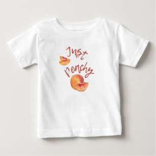 T-shirt Pour Bébé Juste Peachy