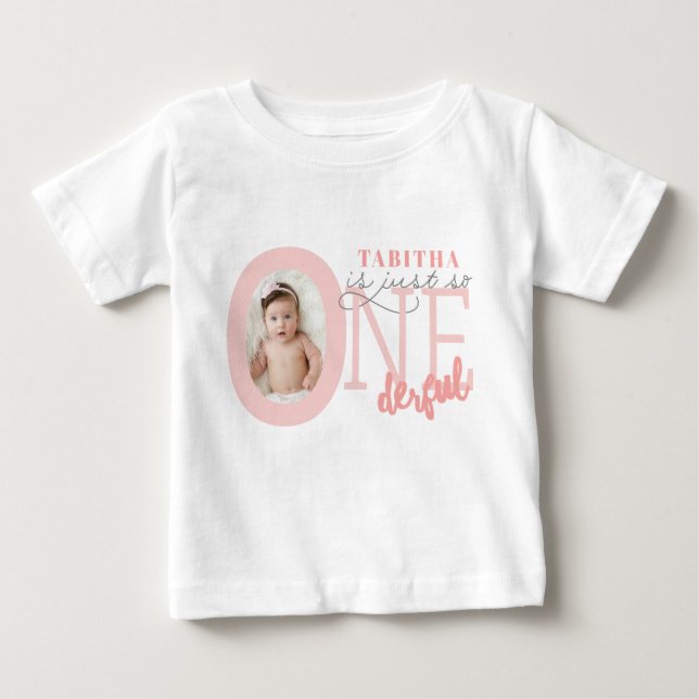 T-shirt Pour Bébé Juste pour ONEderful (Devant)