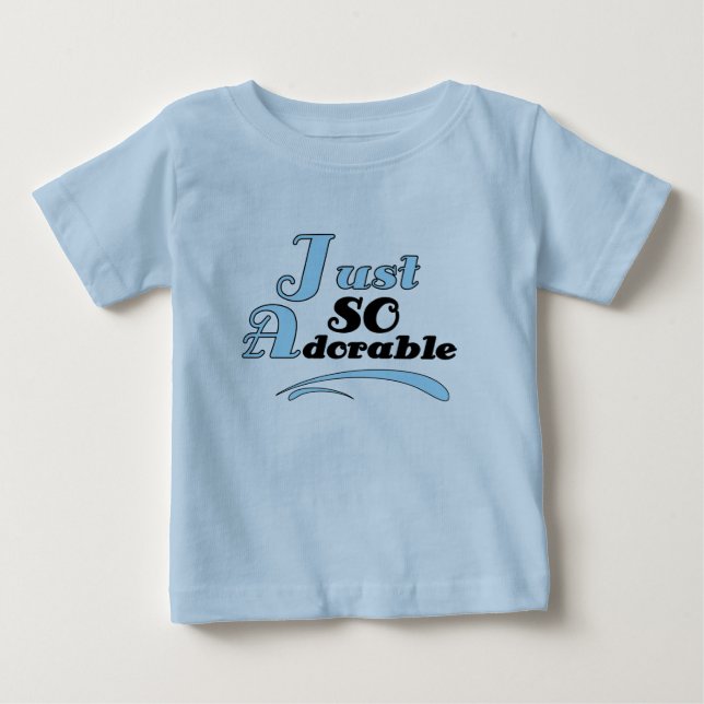 T-shirt Pour Bébé Juste si adorable (Devant)