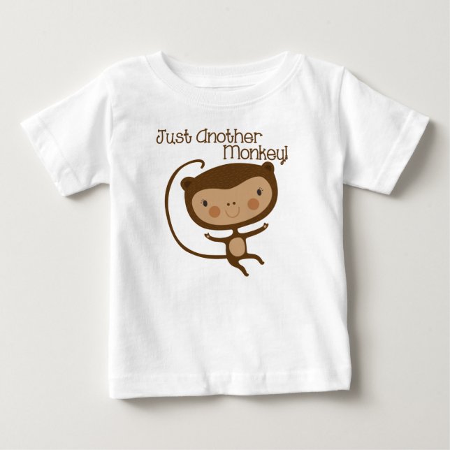 T-shirt Pour Bébé Juste un autre singe (Devant)