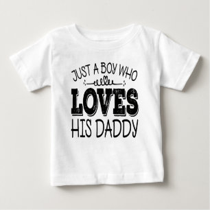 T-shirt Pour Bébé Juste Un Garçon Qui Aime Sa Fête D'Anniversaire De