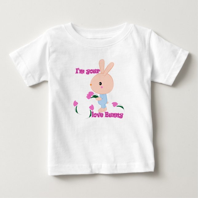 T-shirt Pour Bébé J'y vais (Devant)
