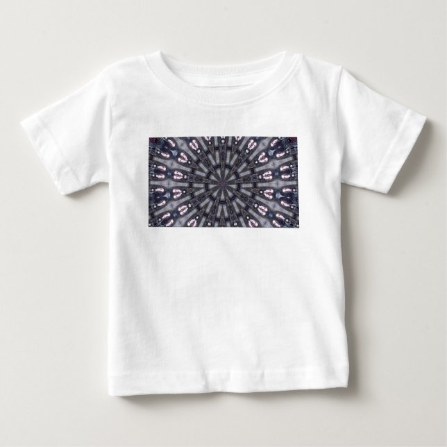 T-SHIRT POUR BÉBÉ KALEIDOSCOPE PSYCHÉDÉLIQUE /MÉMOIRES MYSTIQUES (Devant)