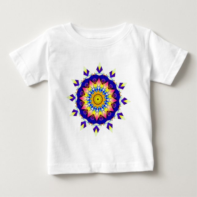 T-shirt Pour Bébé Kaleidoscopic 070714(3) (Devant)