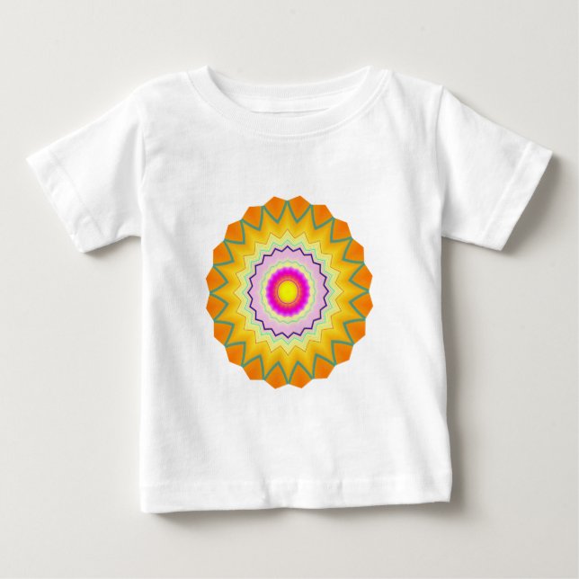 T-shirt Pour Bébé Kaleidoscopic 260614(2) (Devant)