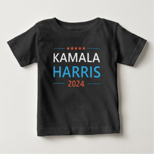 T-shirt Pour Bébé Kamala Harris 2024 Présidente