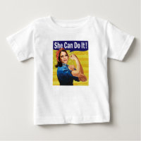Kamala Harris Elle peut le faire Bébé Jersey fine