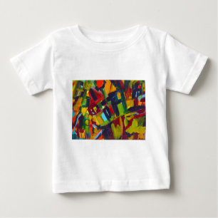 T-shirt Pour Bébé Kandinsky 304 Oeuvre Abstraite colorée