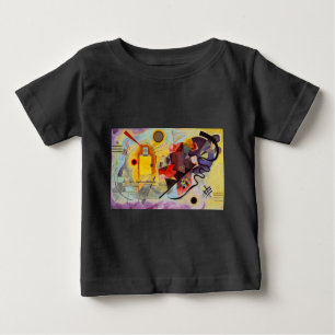T-shirt Pour Bébé Kandinsky jaune bleu