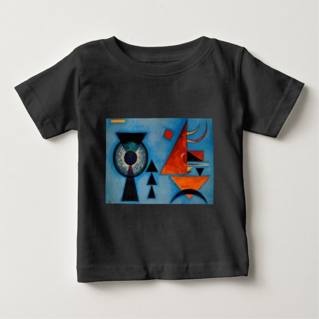 T-shirt Pour Bébé Kandinsky Soft Hard Abstrait (Devant)