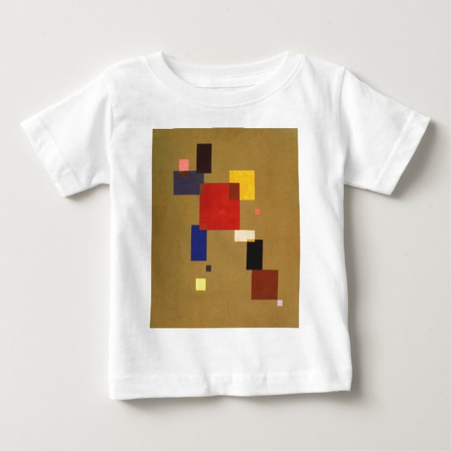 T-shirt Pour Bébé Kandinsky Treize Rectangles peinture Abstraite (Devant)