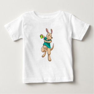T-shirt Pour Bébé Kangaroo comme joueur de handball avec Handball