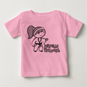 T-shirt Pour Bébé Karate Princess