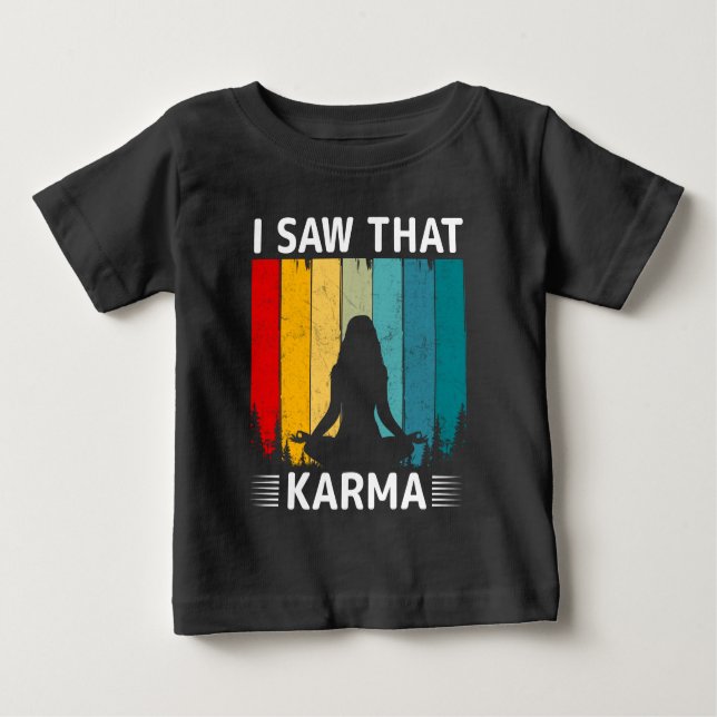 T-shirt Pour Bébé Karma Saw (Devant)