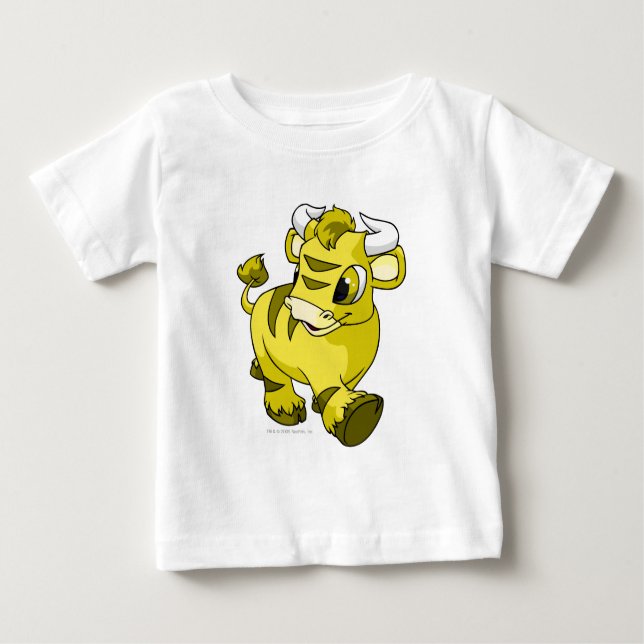 T-shirt Pour Bébé Kau jaune (Devant)