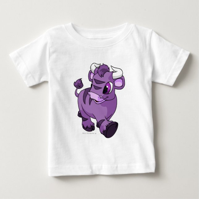 T-shirt Pour Bébé Kau Purple (Devant)