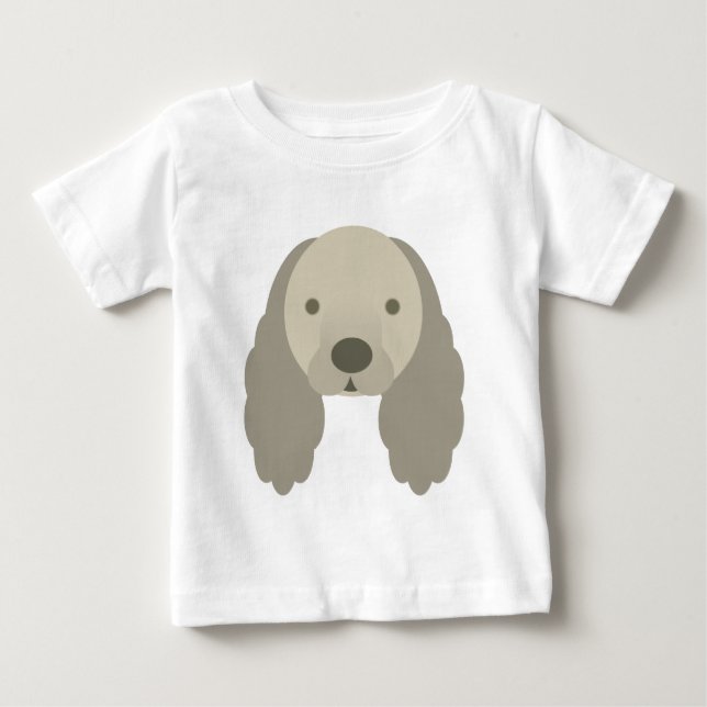 T-SHIRT POUR BÉBÉ KAWAII COCKER SPANIEL DOGGIE TRÈS DOUX CHIEN (Devant)