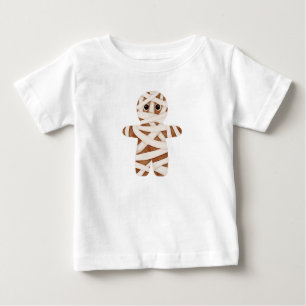 T-shirt Pour Bébé Kawaii Halloween Mummy Decoration