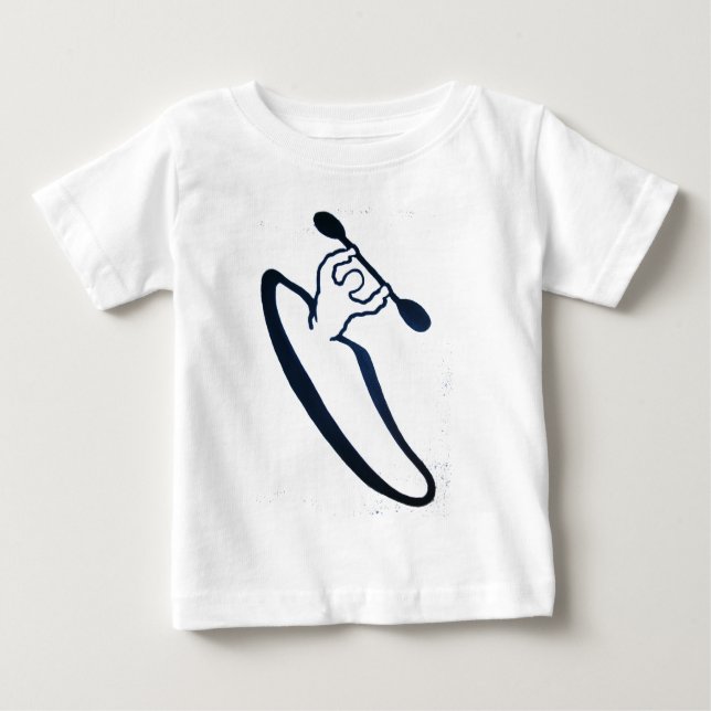 T-shirt Pour Bébé Kayak 1081 (Devant)