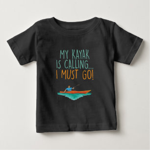 T-shirt Pour Bébé Kayaking Kayak cadeau