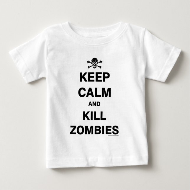 T-shirt Pour Bébé Keep calm (Devant)